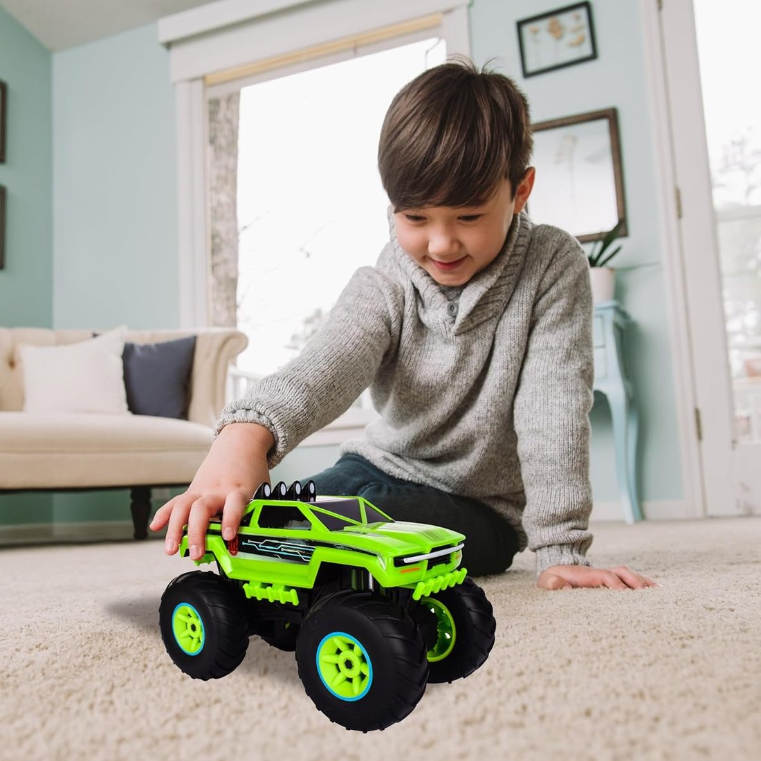 12" Motorized 'Lights & Sounds' Off-Road Monster Truck — view 2