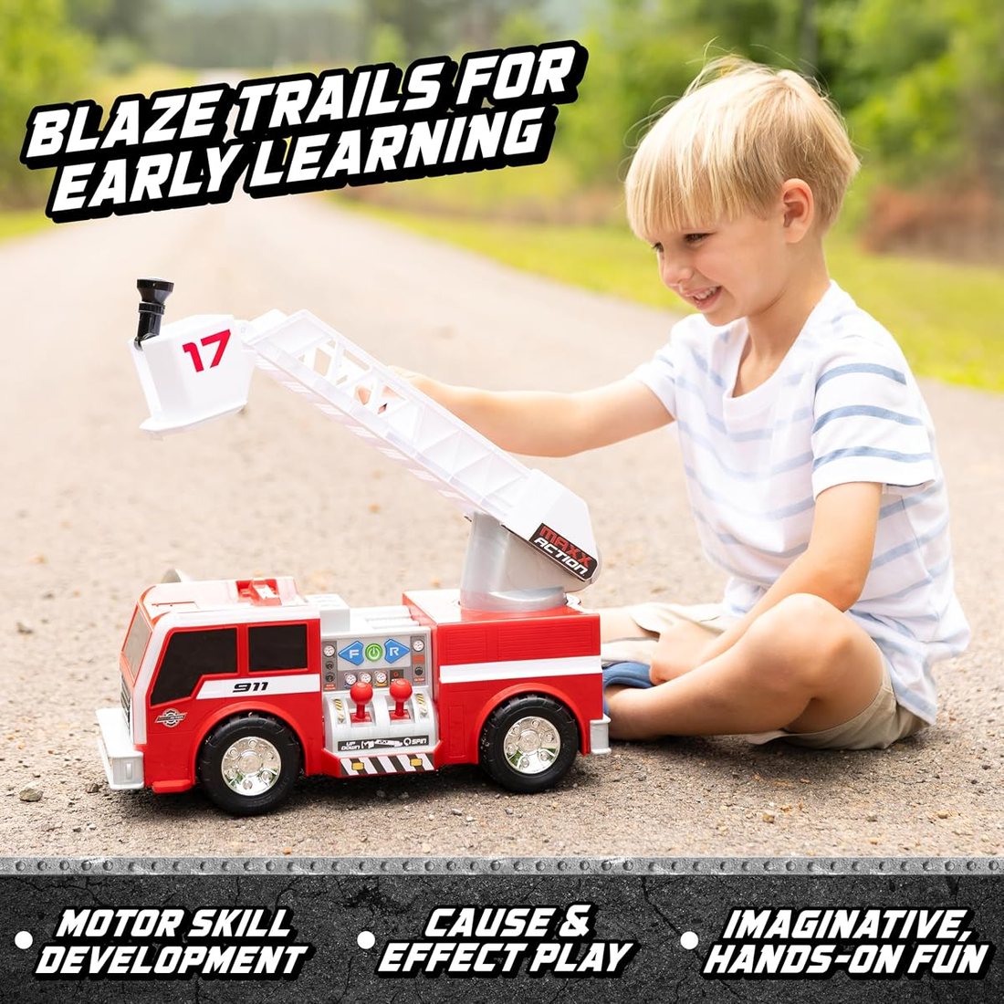 2-N-1 Firetruck with Joystick Controls — view 6