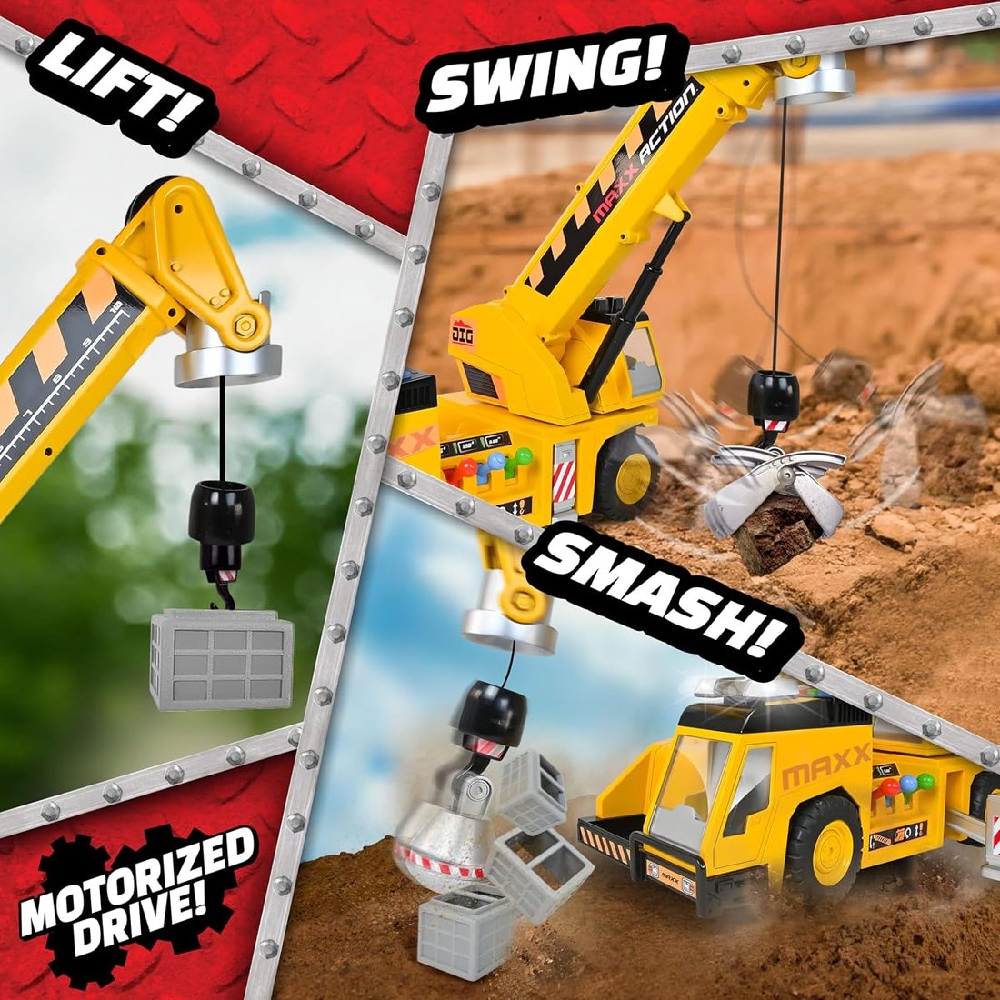 27" 3-N-1 Crane Truck — view 2