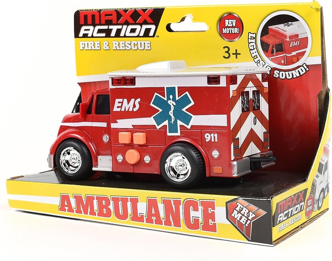 Ambulance with Lights & Sounds — view 3