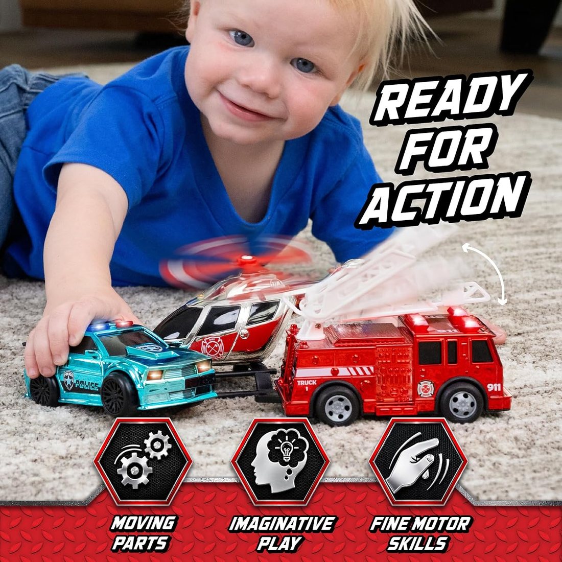 Chrome Rescue Vehicles 3 Pack — view 5