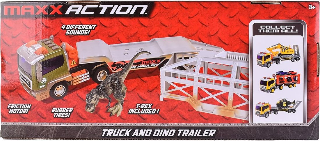 Long Haul Dinosaur Transport Truck & Trailer — view 5