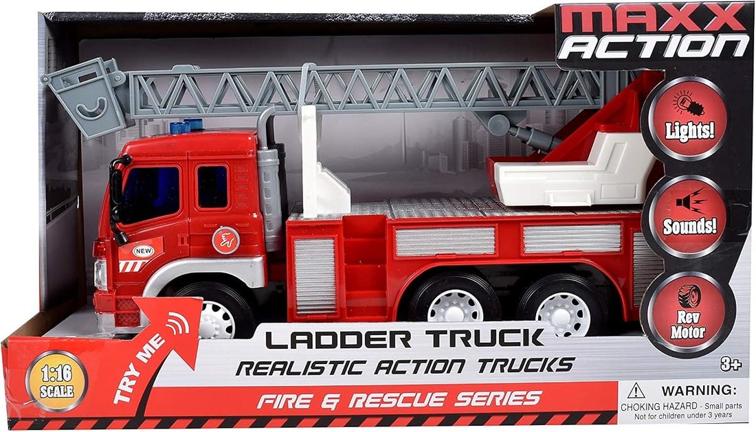 Mini Rescue Vehicle Toy Fire Truck — view 2