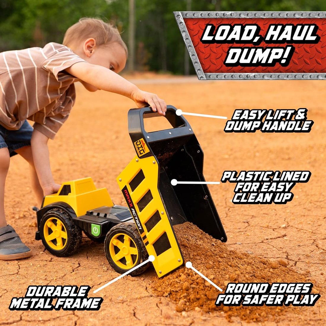 Steel Dump Truck Toy — view 4