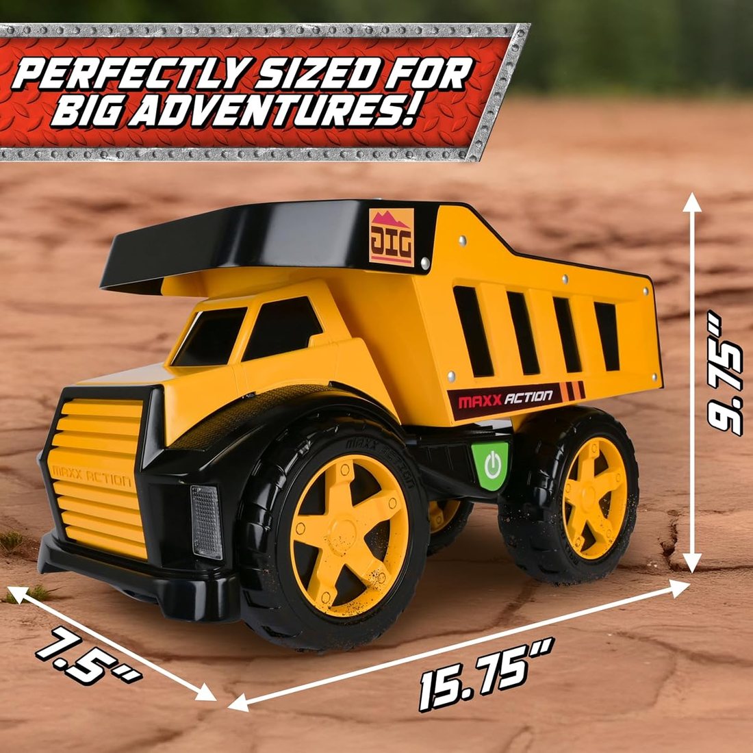 Steel Dump Truck Toy — view 5