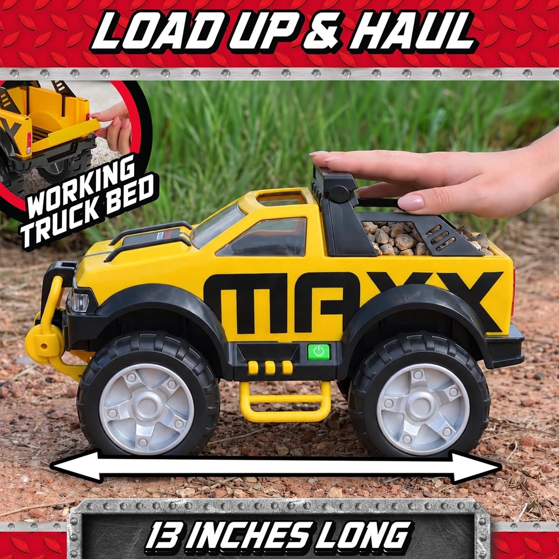 Tow & Go Steel Pick Up Truck Toy — view 5